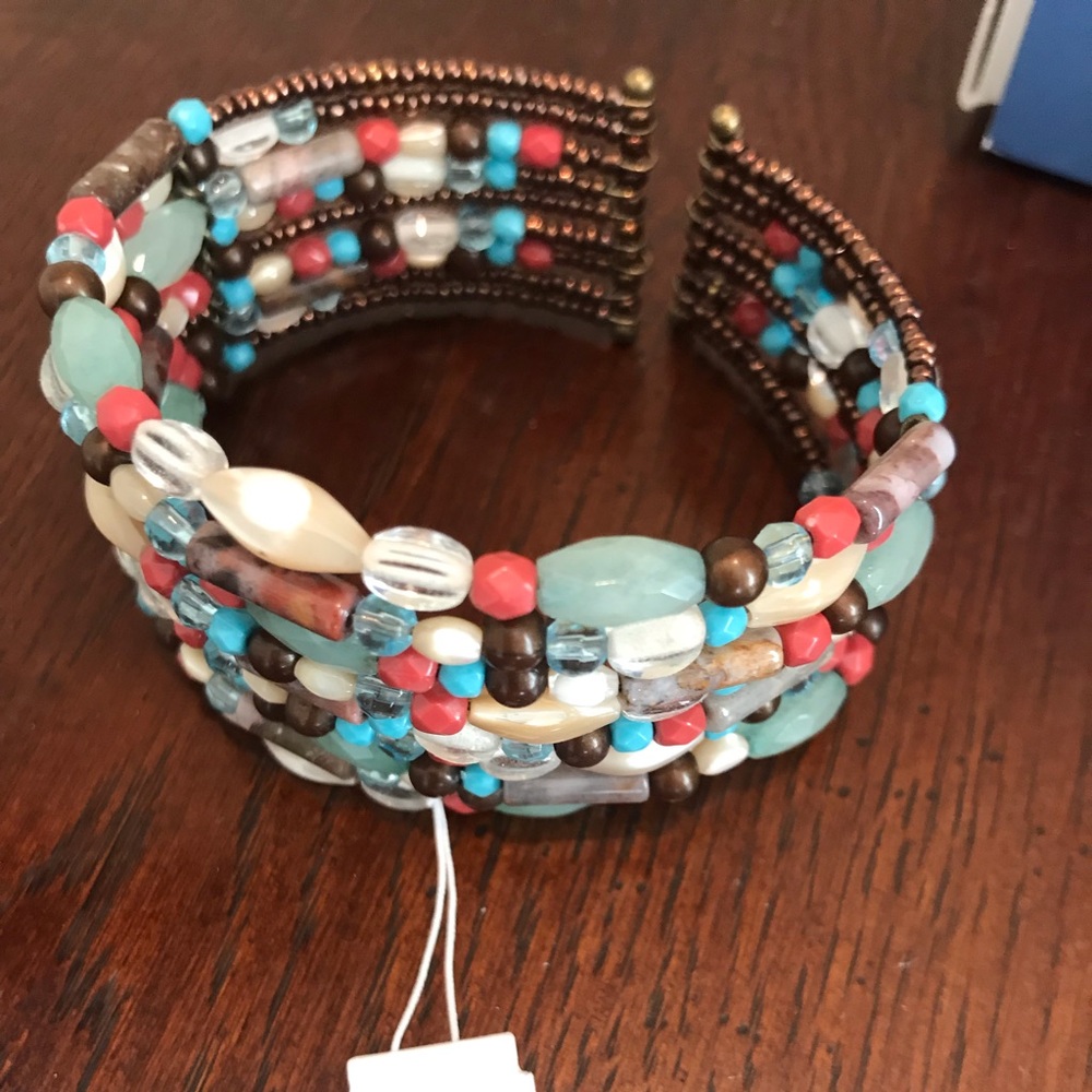 Lia Sophia beaded cuff bracelet - NewWithTags